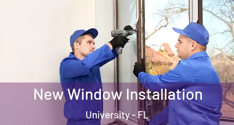  New Window Installation University - FL