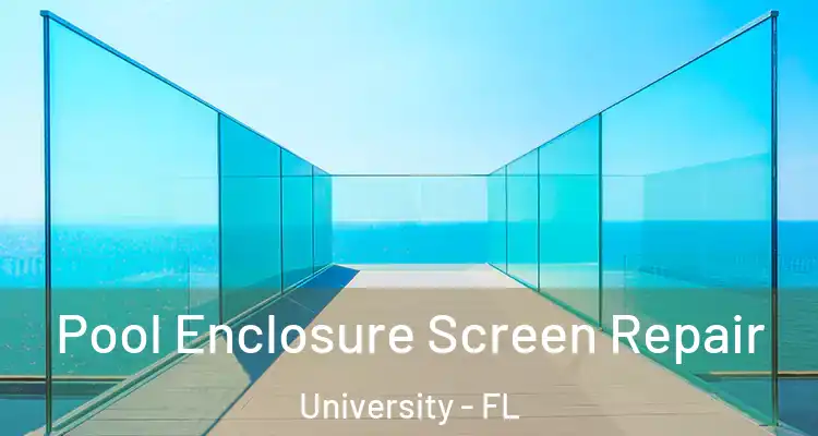 Pool Enclosure Screen Repair University - FL