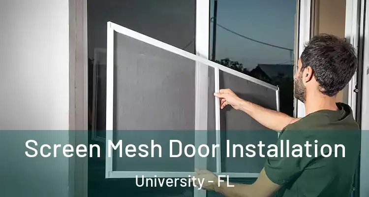  Screen Mesh Door Installation University - FL